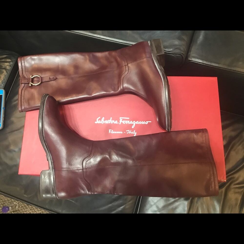 Salvatore Ferragamo riding boot